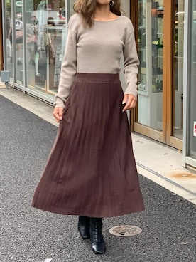 Delyle NOIR STAFFさん(レディース・160cm)の冬コーディネート