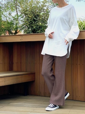 「DELYLE（デイライル）のアイテム」を使った、Delyle NOIR STAFFさん（レディース・160cm）の秋コーディネート