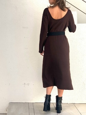 Delyle NOIR STAFFさん（レディース・160cm）の冬コーディネート