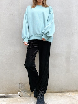 「厚底スニーカー」｜Delyle NOIR STAFFさん（レディース・160cm）の冬コーディネート