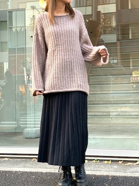 Delyle NOIR STAFFさん(レディース・160cm)の冬コーディネート