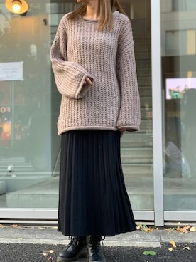 Delyle NOIR STAFFさん（レディース・160cm）の冬コーディネート