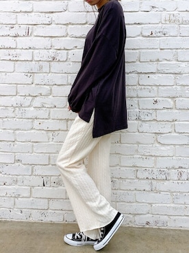 「くすみカラー」｜Delyle NOIR STAFFさん（レディース・160cm）の冬コーディネート