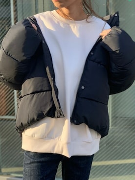 「DELYLE（デイライル）のアイテム」を使った、Delyle NOIR STAFFさん（レディース・160cm）の冬コーディネート