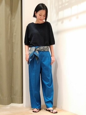 「デイリーカジュアル」｜「アイテム（財布/小物）」を使った、harukaさん（レディース・156cm）の夏コーディネート