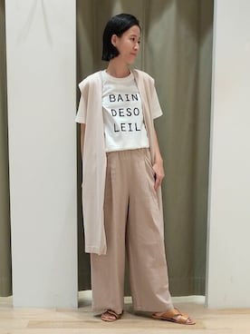 harukaさん（レディース・156cm）の夏コーディネート