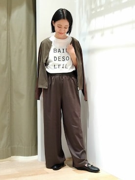 harukaさん（レディース・156cm）の秋コーディネート