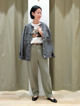 harukaさん（レディース・156cm）の秋コーディネート