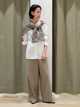 「human woman（ヒューマンウーマン）の◆オリジナルショートブーツ（ブーツ）」を使った、harukaさん（レディース・156cm）の秋コーディネート