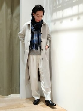 「human woman（ヒューマンウーマン）の◆オリジナルショートブーツ（ブーツ）」を使った、harukaさん（レディース・156cm）の秋コーディネート