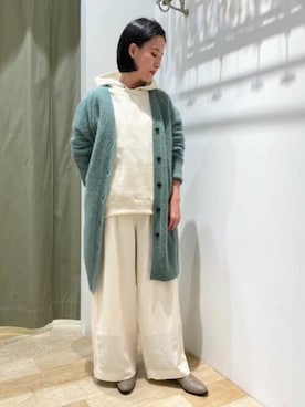 「human woman（ヒューマンウーマン）の◆オリジナルショートブーツ（ブーツ）」を使った、harukaさん（レディース・156cm）の秋コーディネート