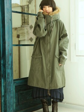 Osharewalker オシャレウォーカー のモッズコートを使ったレディース人気ファッションコーディネート ユーザー ショップスタッフ Wear