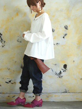 オトナ女子のボーイズライクデニム N Orボーイズライクブラストデニム を使った人気ファッションコーディネート Wear