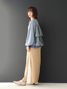 「オシャレウォーカー」｜「アイテム（ブルゾン）」を使った、osharewalker staffさん（レディース・158cm）の冬コーディネート