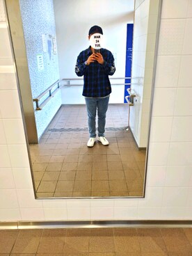 「アイテム（スリッポン）」を使った、KengOさん（メンズ・172cm・20代）の春コーディネート