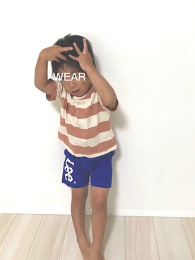 S♡K♡K♡さん（キッズ・110cm）の夏コーディネート