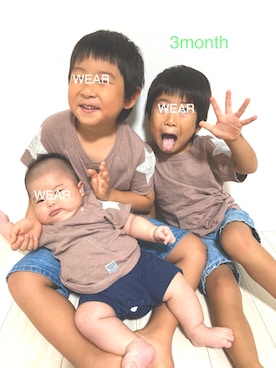 S♡K♡K♡さん（キッズ・110cm）の秋コーディネート