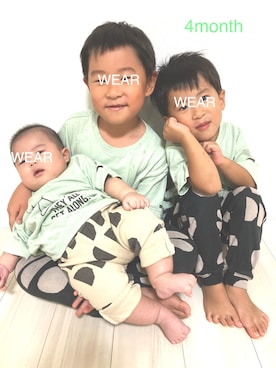 S♡K♡K♡さん（キッズ・110cm）の秋コーディネート