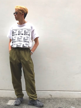 「BURLAP OUTFITTER（バーラップアウトフィッター）のアイテム」を使った、sawintoさん（メンズ・174cm）の夏コーディネート