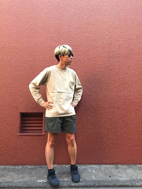 「BURLAP OUTFITTER（バーラップアウトフィッター）のアイテム」を使った、sawintoさん（メンズ・174cm）の夏コーディネート