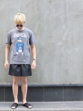 「BURLAP OUTFITTER（バーラップアウトフィッター）のアイテム」を使った、sawintoさん（メンズ・174cm）の夏コーディネート