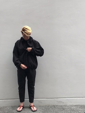 「BURLAP OUTFITTER」｜「アイテム（ナイロンジャケット）」を使った、sawintoさん（メンズ・174cm）の秋コーディネート
