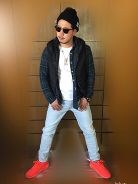 「ナイキエアマックスデー」｜「アイテム（アクセサリー）」を使った、*atsushi*さん（メンズ・163cm）の春コーディネート