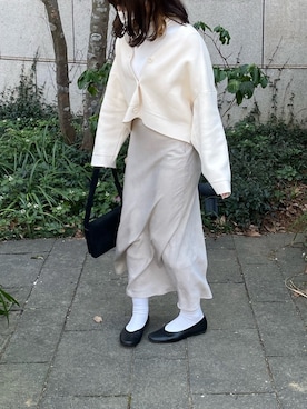 「JUNKO SHIMADA（ジュンコシマダ）のアイテム」を使った、75krskさん（レディース・157cm）の春コーディネート