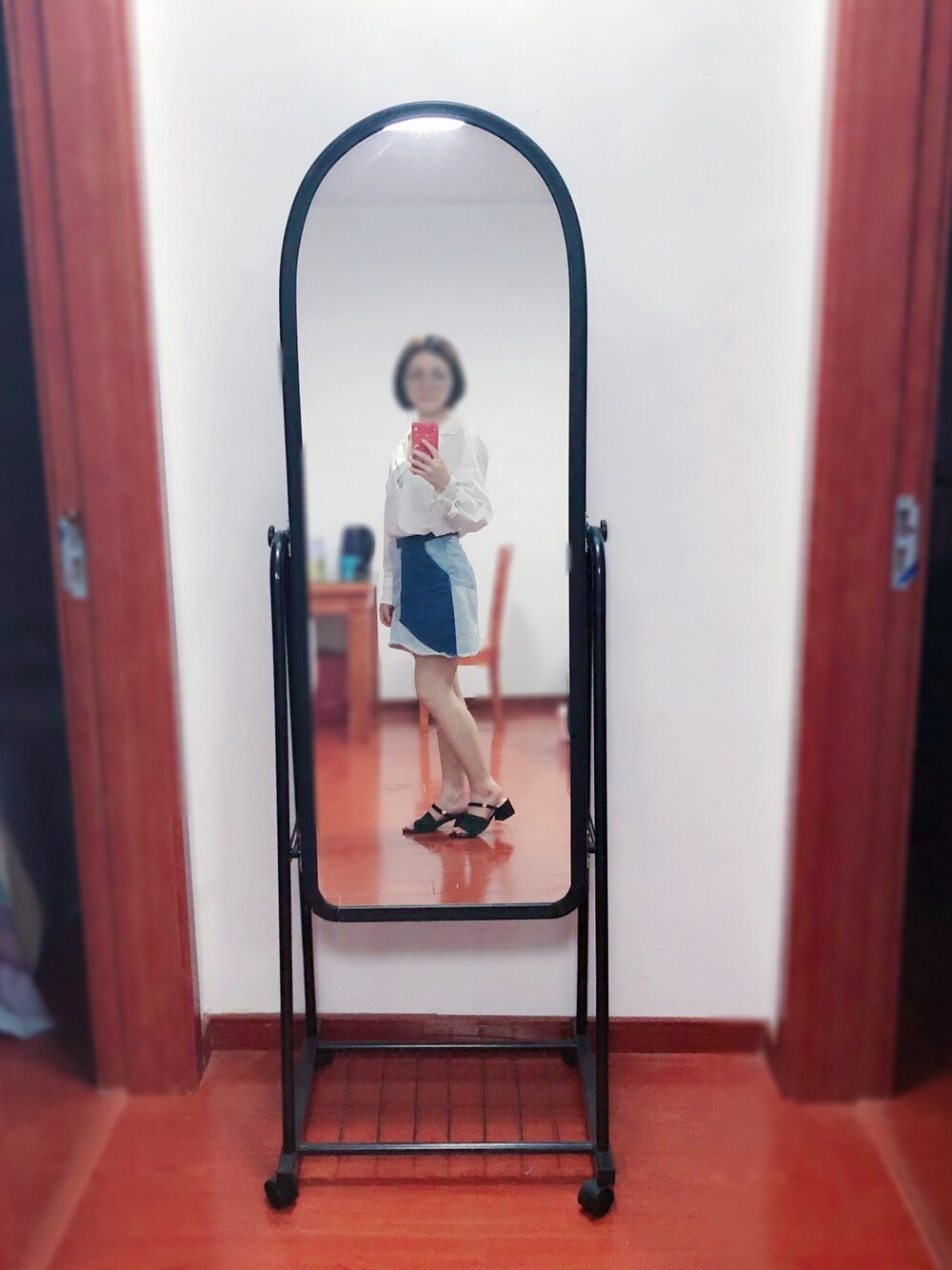 「夏コーデ」｜「URのアイテム（シャツ/ブラウス、ホワイト系）」を使った、chriswooさん（レディース・158cm）の夏コーディネートの1枚目の写真