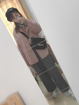 「基础款」｜「アイテム（帽子）」を使った、thatlxxさん（レディース・165cm）の冬コーディネート