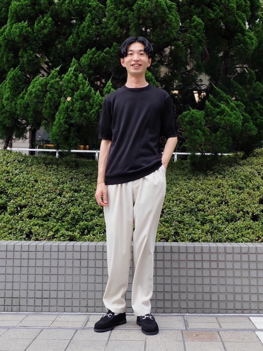 【タグ付未使用】ユナイテッドアローズ コットンシルク 半袖 ニット 洗える UNITED ARROWS｜ユナイテッドアローズのニット/セーター通販
