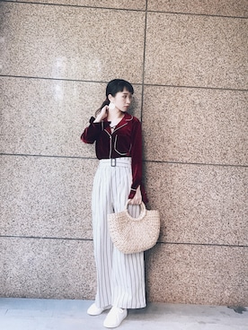 「アイテム（イヤリング）」を使った、Achaiさん（レディース・163cm・20代）の春コーディネート