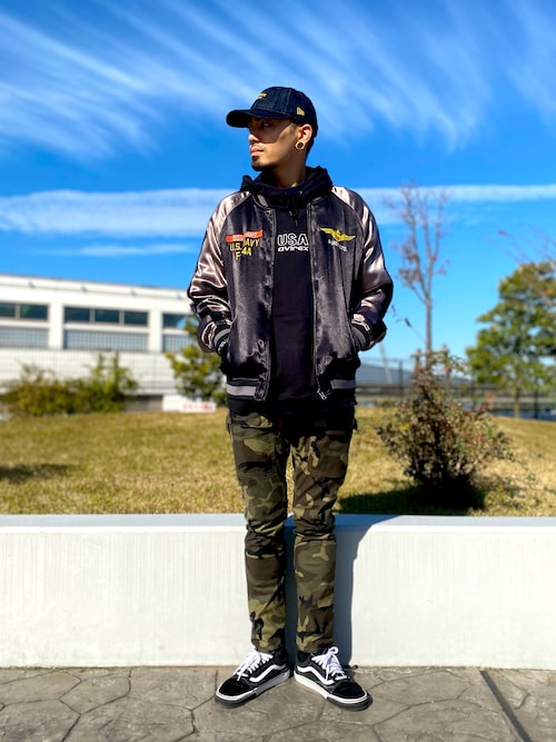 タイチ Avirex立川立飛 Avirexのスカジャンを使ったコーディネート Wear