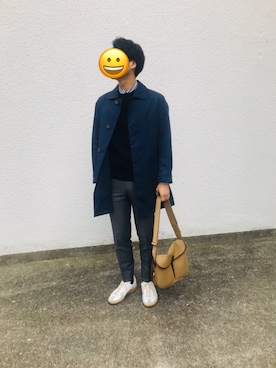 「ブルックスブラザーズ」｜「アイテム（その他アウター）」を使った、ASAHI67さん（メンズ・173cm）の秋コーディネート