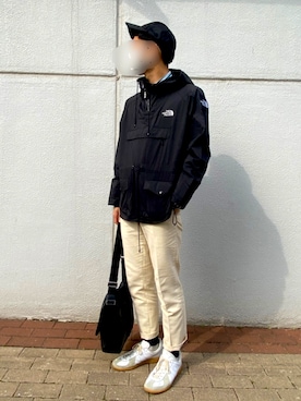 「PRADA（プラダ）のアイテム（キャップ）」を使った、ASAHI67さん（メンズ・172cm）の春コーディネート