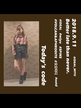 MIYU【iDEAL】さんのコーディネート