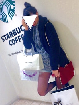 「CECIL McBEE（セシルマクビー）のアイテム（その他アウター）」を使った、ゆーかさん（レディース・161cm）の冬コーディネート