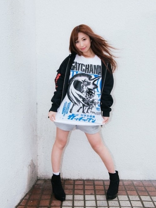 ハードコアチョコレート ハードコアチョコレートヘッドショップ ハードコアチョコレートのtシャツ カットソーを使ったコーディネート Wear