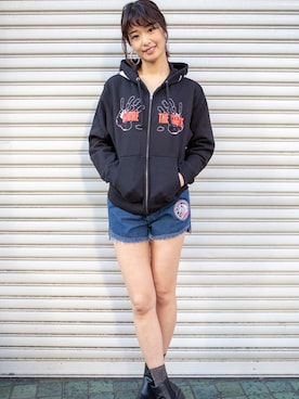 「#大阪 #大坂」｜ハードコアチョコレートさん（レディース・160cm）の冬コーディネート