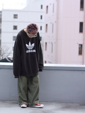 「WEYEP（ウィエップ）のアイテム」を使った、🐲さん（メンズ・162cm）の春コーディネート