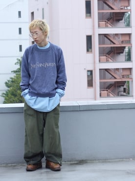 「WEYEP（ウィエップ）のアイテム」を使った、🐲さん（メンズ・162cm）の夏コーディネート