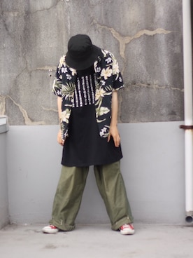 「WEYEP（ウィエップ）のアイテム」を使った、🐲さん（メンズ・162cm）の夏コーディネート