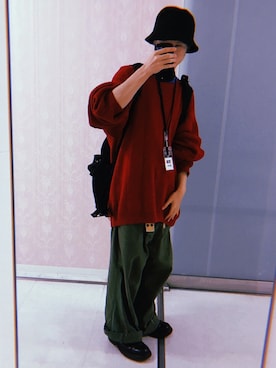 「WEYEP（ウィエップ）のアイテム」を使った、🐲さん（メンズ・162cm）の冬コーディネート