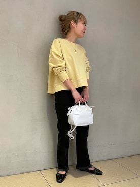 「URBAN RESEARCH（アーバンリサーチ）のHERMINA ATHENS　HERCULES PENDANT（ネックレス、ゴールド系）」を使った、河村初美さん（レディース）の冬コーディネート