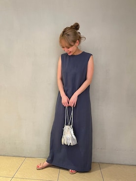 河村初美さん(レディース・157cm)の春コーディネート