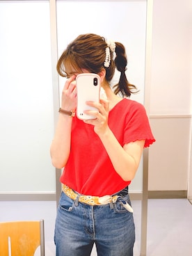 Komatsu Rinaさん（レディース・156cm）の夏コーディネート