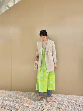 「ウィムガゼット」｜「アイテム（ドレス）」を使った、WhimGazette_officialさん（レディース・166cm）の冬コーディネート