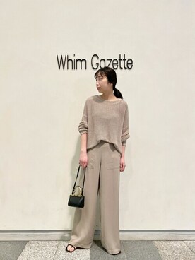 「ウィムガゼット」｜WhimGazette_officialさん（レディース・156cm）の春コーディネート