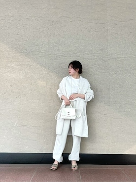 「Whim Gazette（ウィムガゼット）のアイテム（スウェットパンツ）」を使った、WhimGazette_officialさん（レディース・151cm）の春コーディネート