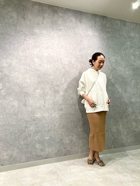 「Whim Gazette（ウィムガゼット）のアイテム（パーカー）」を使った、WhimGazette_officialさん（レディース・165cm）の春コーディネート